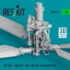 RESKIT RSU35-0081 AH-64A Apache tail rotor for Trumpeter kit (3D Printed) (1/35)